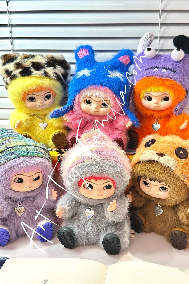 Wakuku Fuzzy Trendy Fun Party Series Plush Doll - 毛毛潮趣派对系列