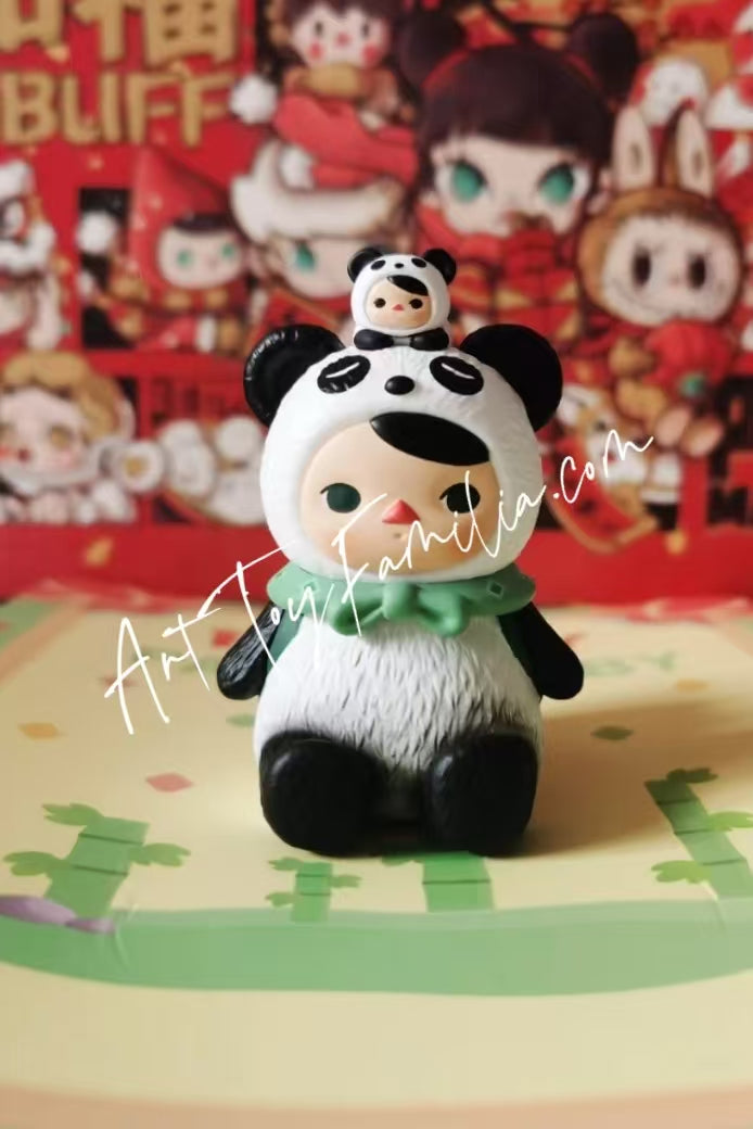 Pucky Panda Baby Figurine - 熊猫宝宝吊卡