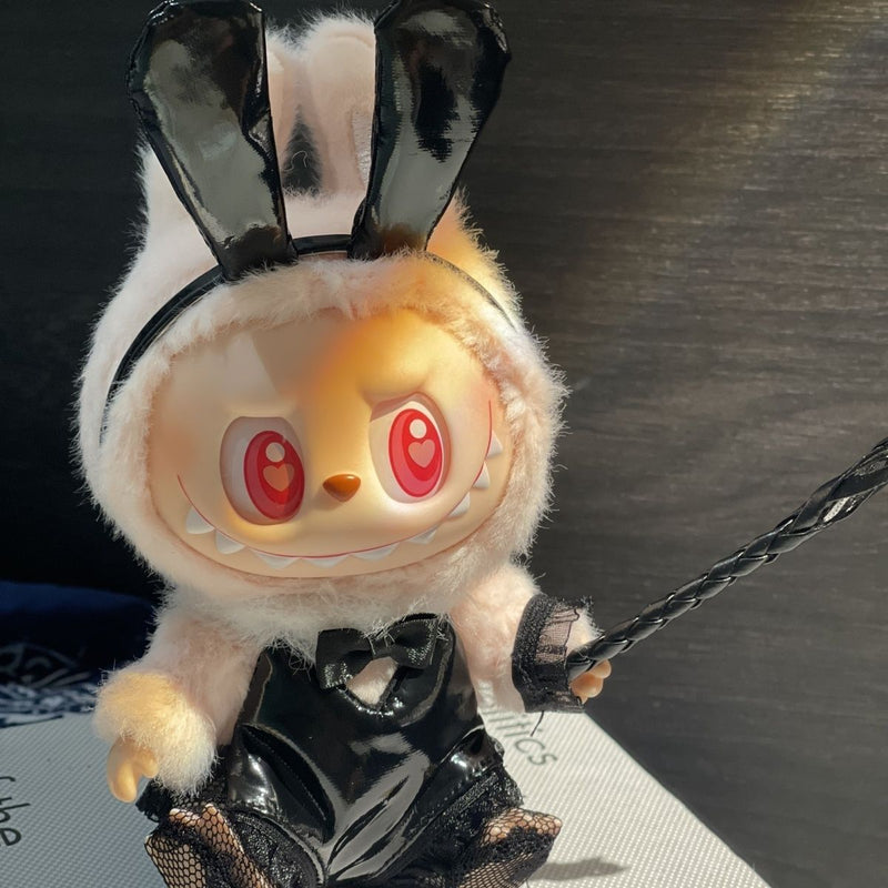 Doll Cloth Nocturnal Lapin Noir Set For Labubu - 062