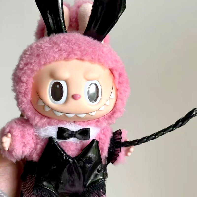 Doll Cloth Nocturnal Lapin Noir Set For Labubu - 062