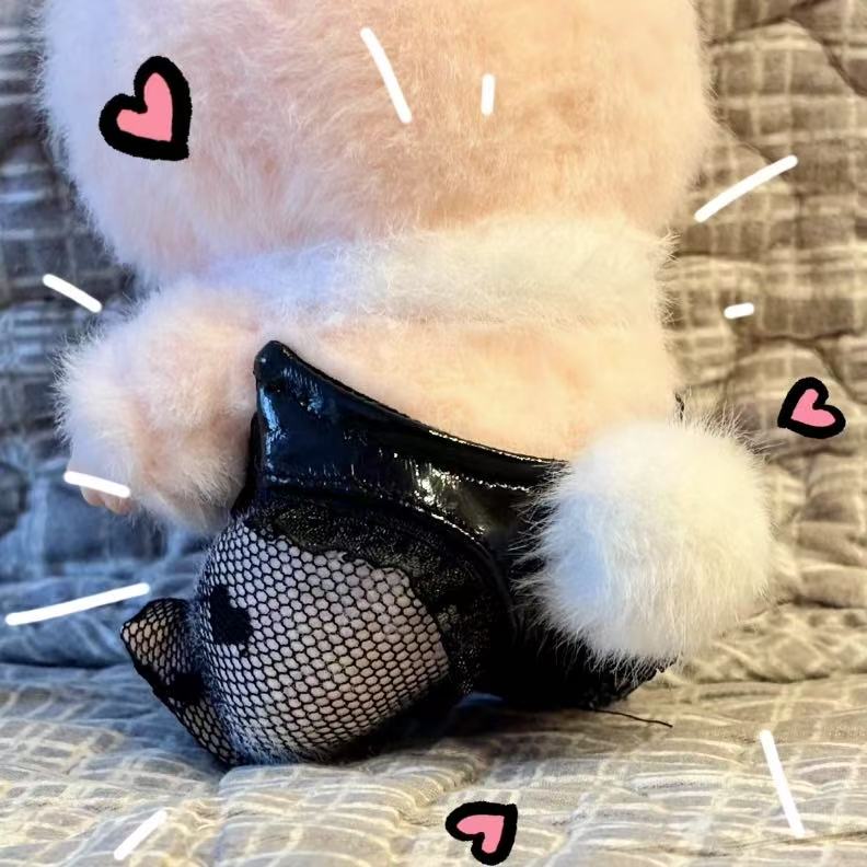 Doll Cloth Nocturnal Lapin Noir Set For Labubu - 062