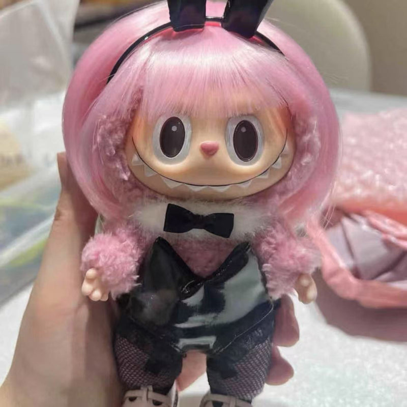 Doll Cloth Nocturnal Lapin Noir Set For Labubu - 062