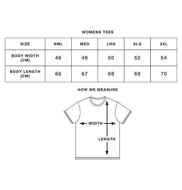 Womens Jawz Tee