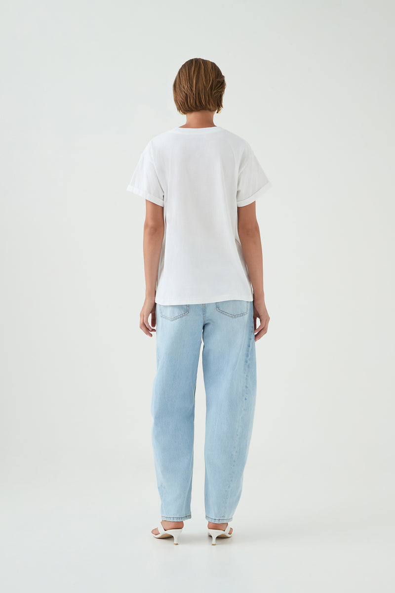 Skyscape Embellished Logo Tee