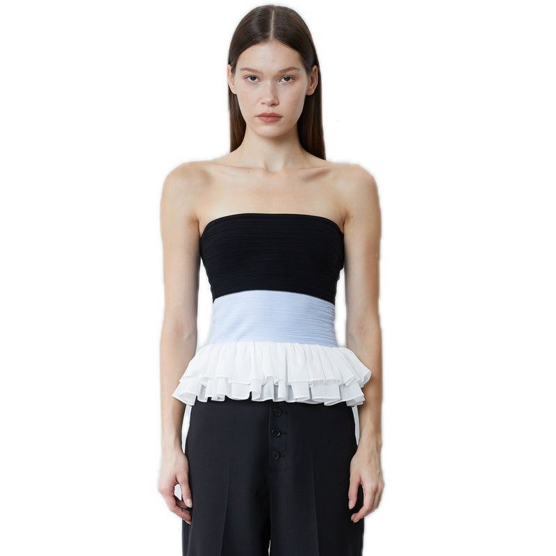 Knitted Short Bandeau Top