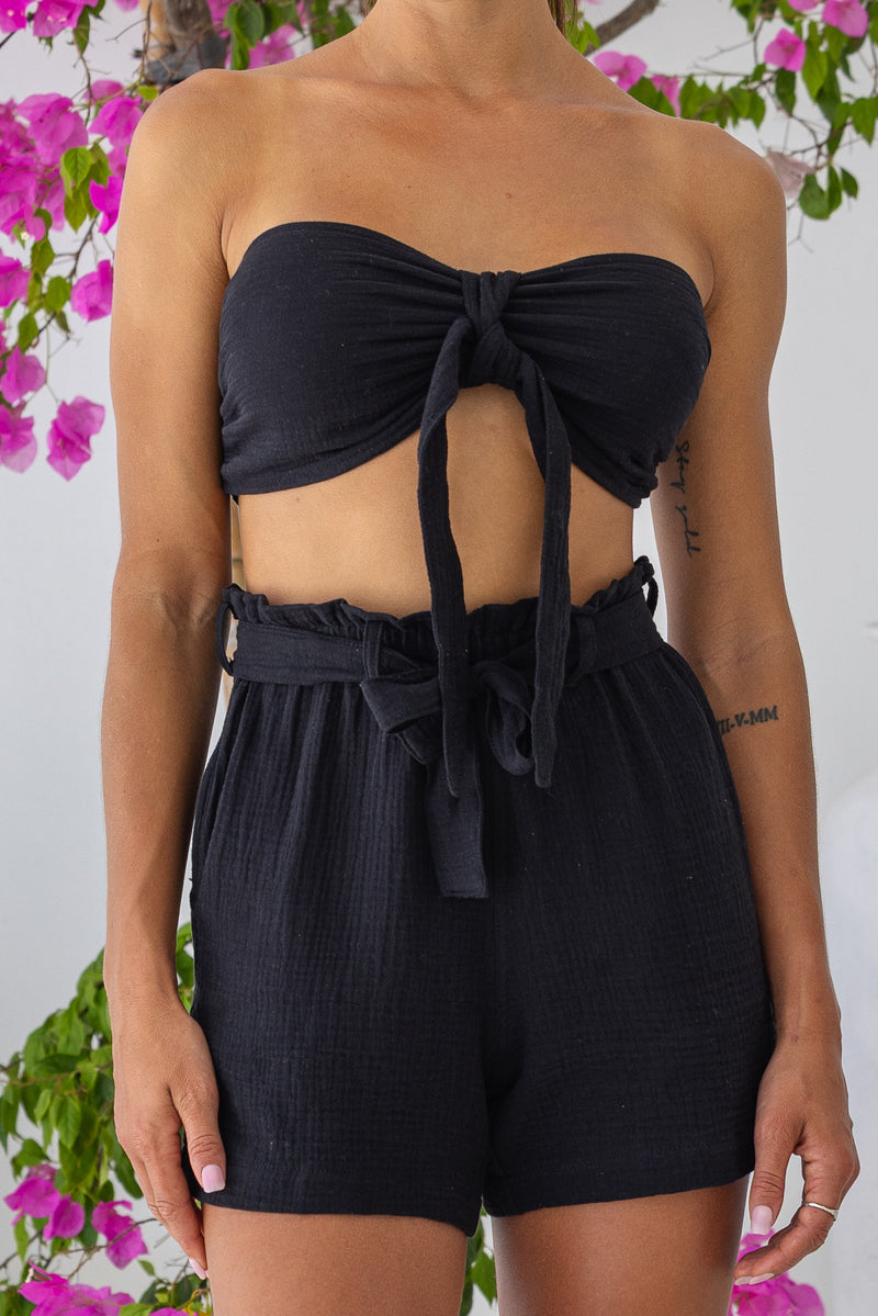 Bandeau Top Black