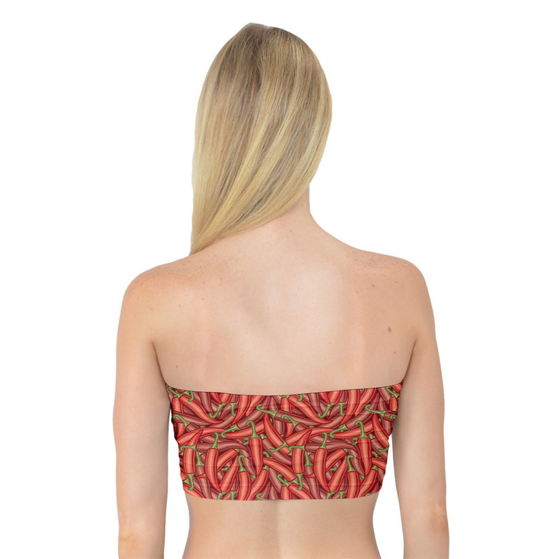 Chili Pepper Bandeau Top up to 3XL