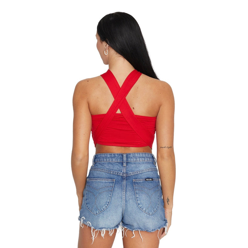 Maryland Terps Red Multi Way Bandeau Top