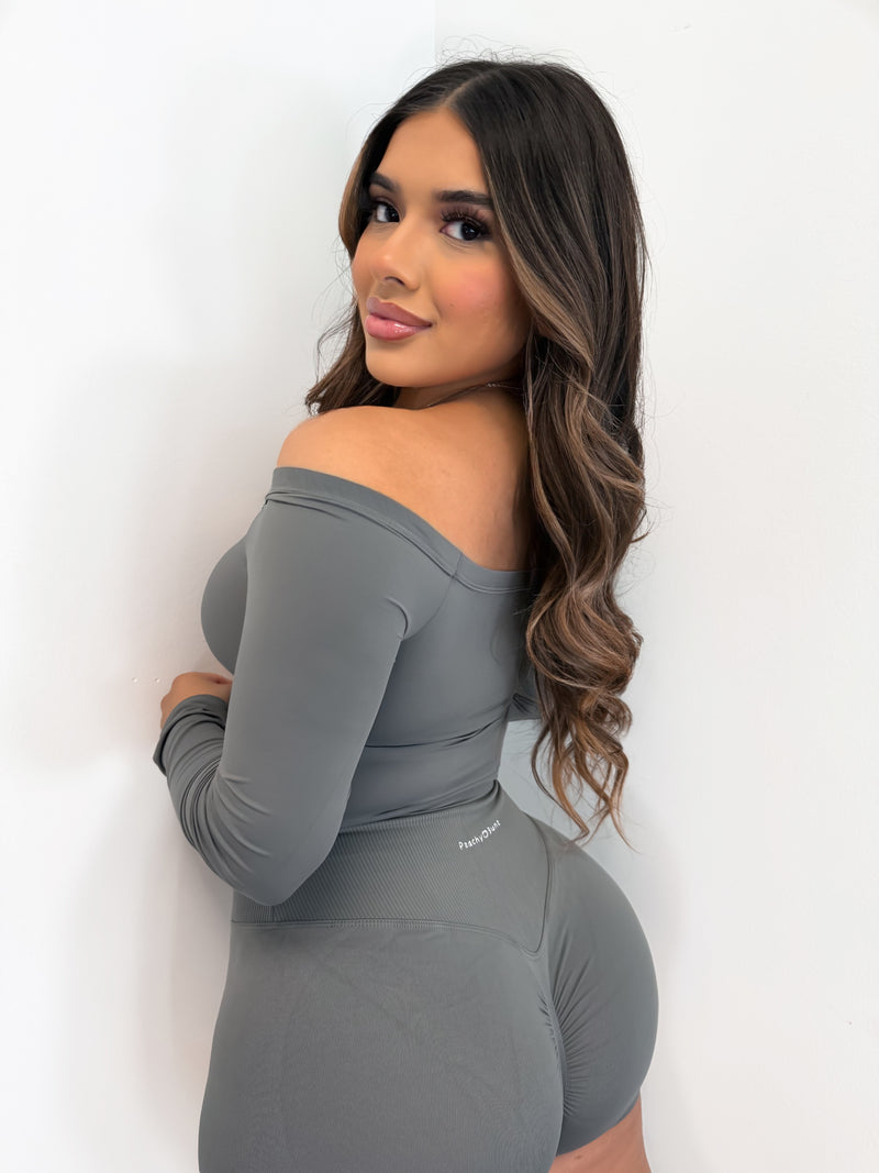 Fierce Padded Off Shoulder Top
