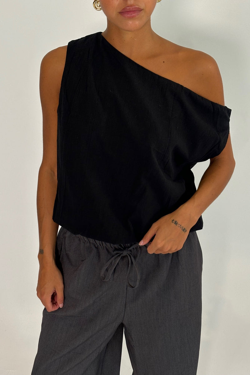 Dove Off The Shoulder Top Black