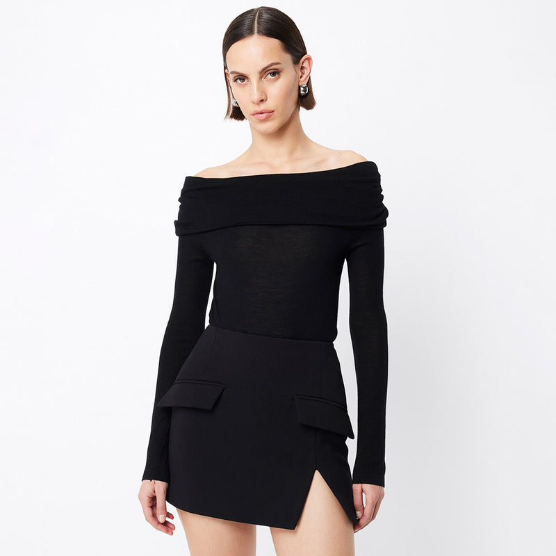 Maine Off Shoulder Merino Top