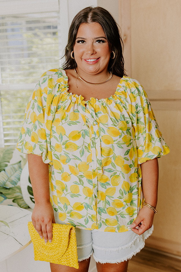 Main Squeeze Off Shoulder Top Curves