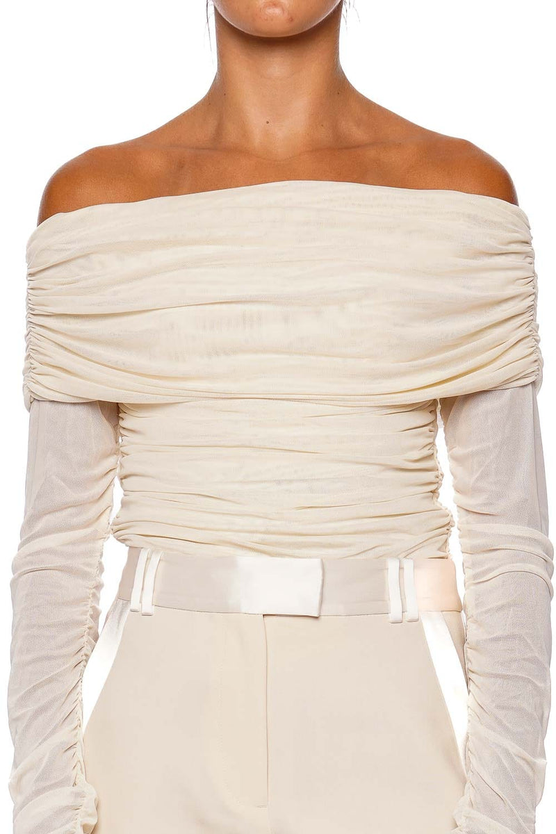 Mira Long Sleeve Off Shoulder Top