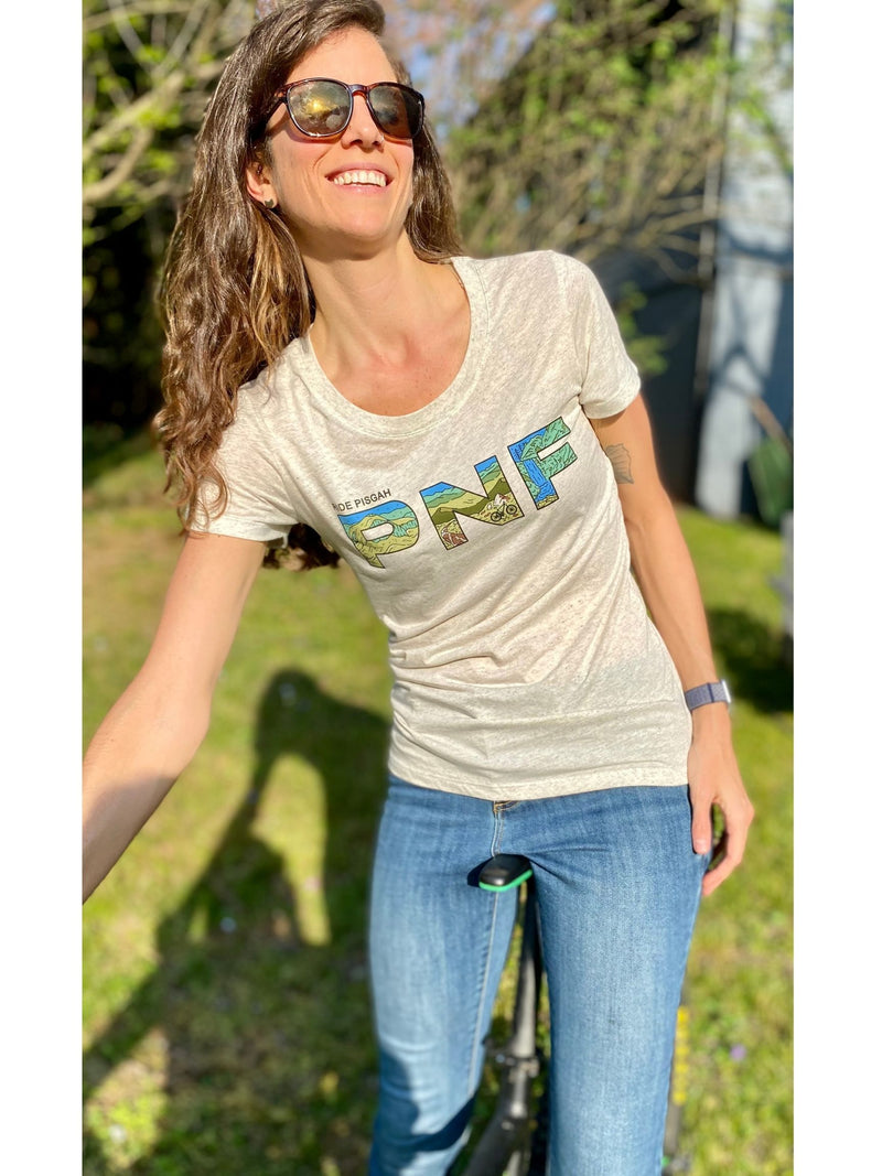 Women's Ride Pisgah Shirt (Oatmeal)