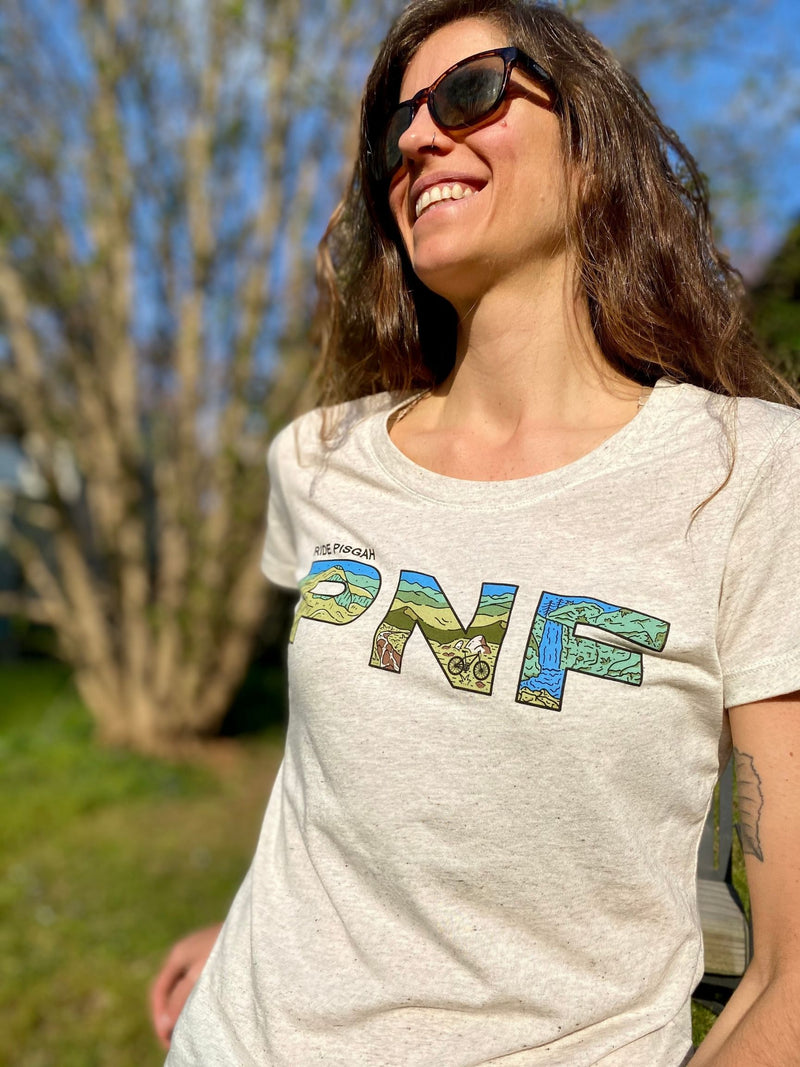 Women's Ride Pisgah Shirt (Oatmeal)