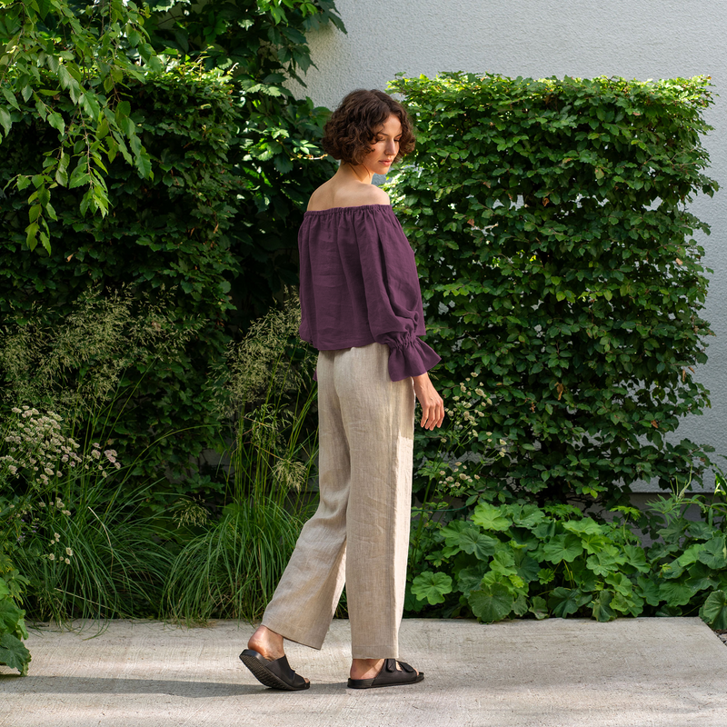 Off Shoulder Blouse with Ruffles Jessica