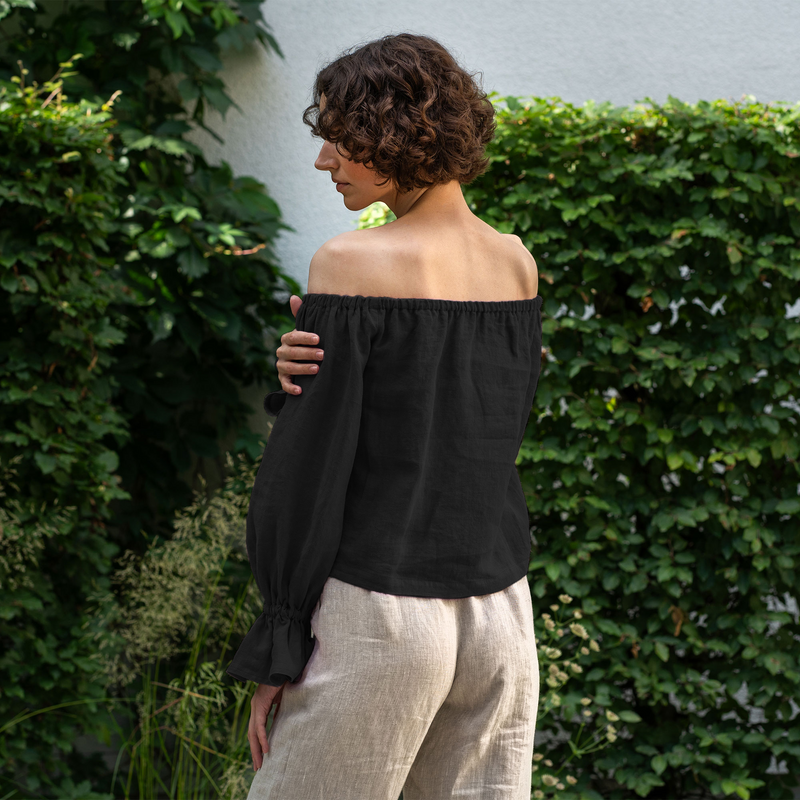 Off Shoulder Blouse with Ruffles Jessica