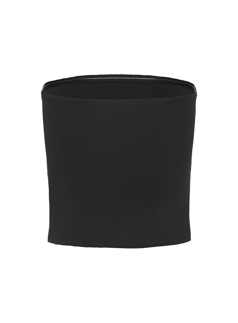 Turlock Cut Out Strapless Top Black