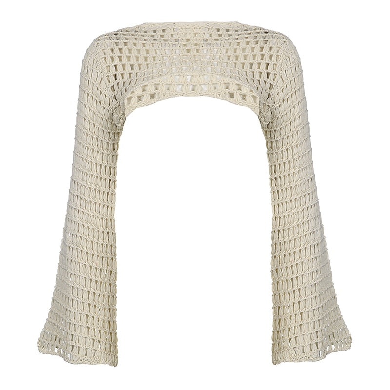 Knit Cut Out Crop Top
