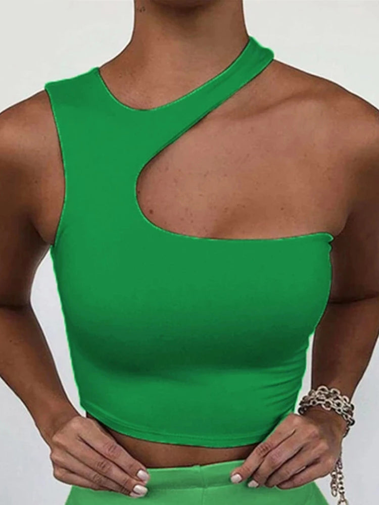 Irregular Cut Out Top
