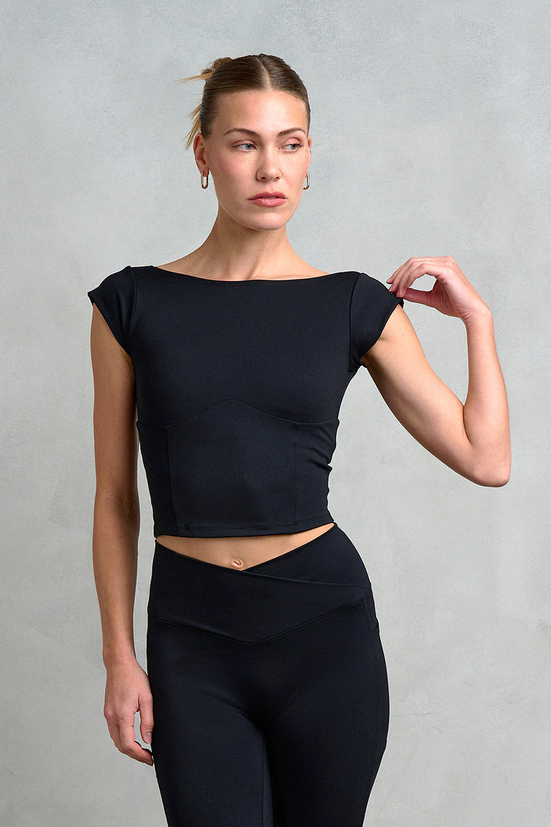 Camden - High Neck Backless Top