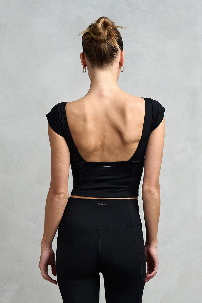 Camden - High Neck Backless Top