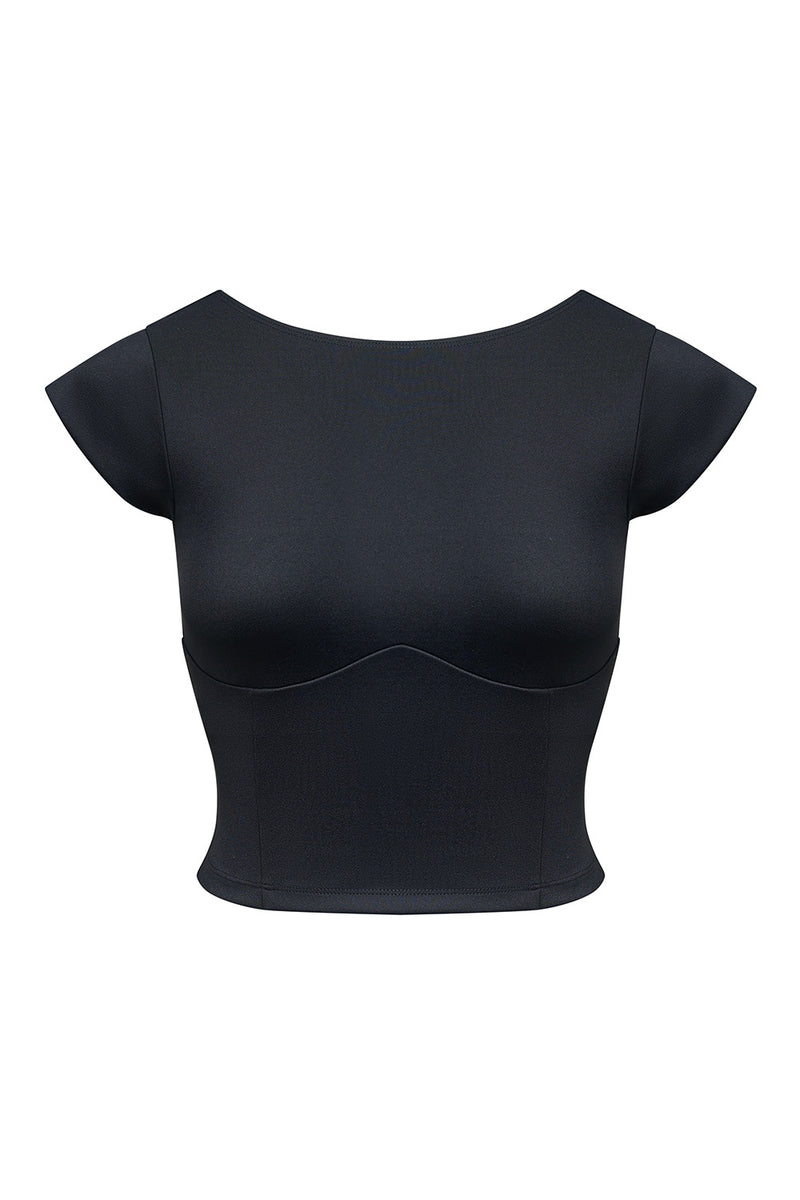 Camden - High Neck Backless Top