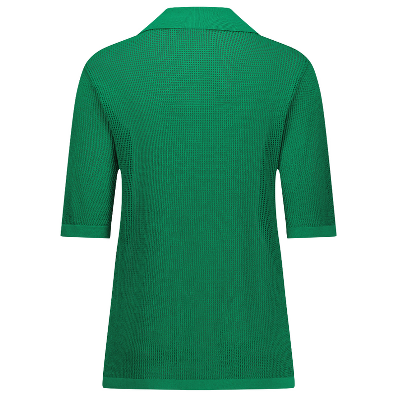 Cedar Women's Button Up Tee - Shamrock