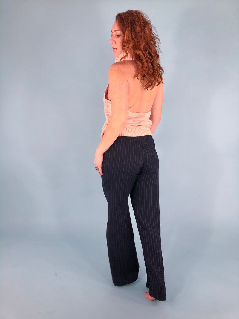 Knit Backless Turtleneck