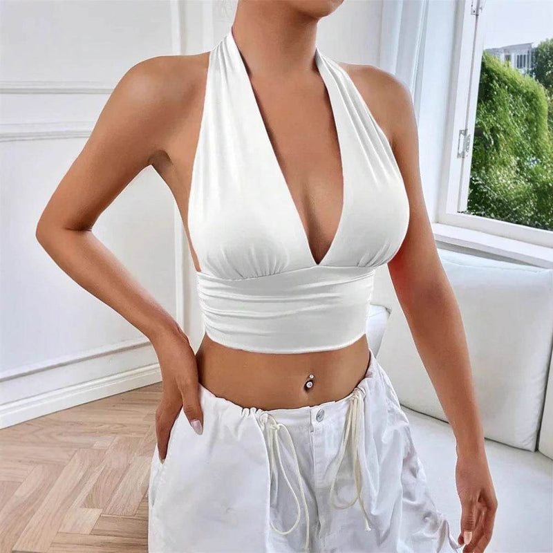 Buycenter Women's Backless Hollow-out Top - Summer Fashion Blazer
