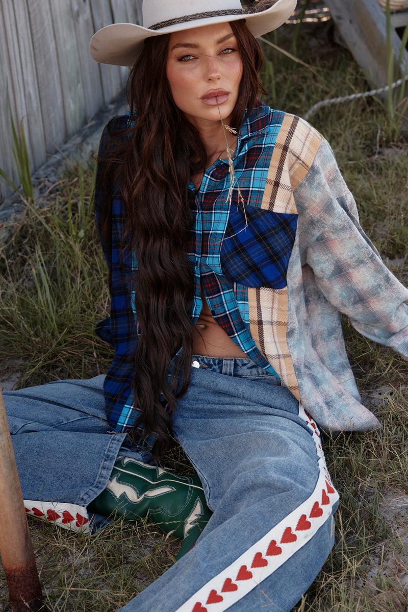 THE RAVING HEART DENIM JEANS