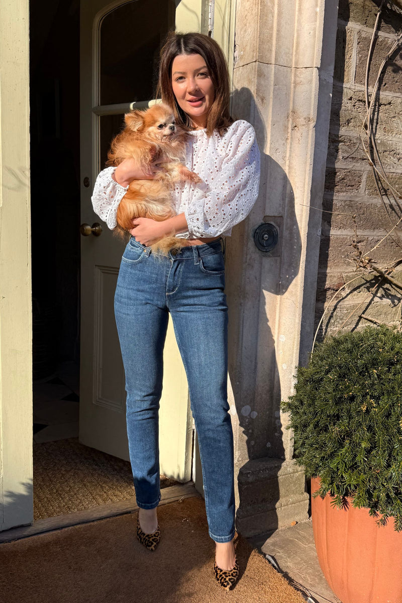 Anais The French Skinny | Ballet Flats [Blue Denim]