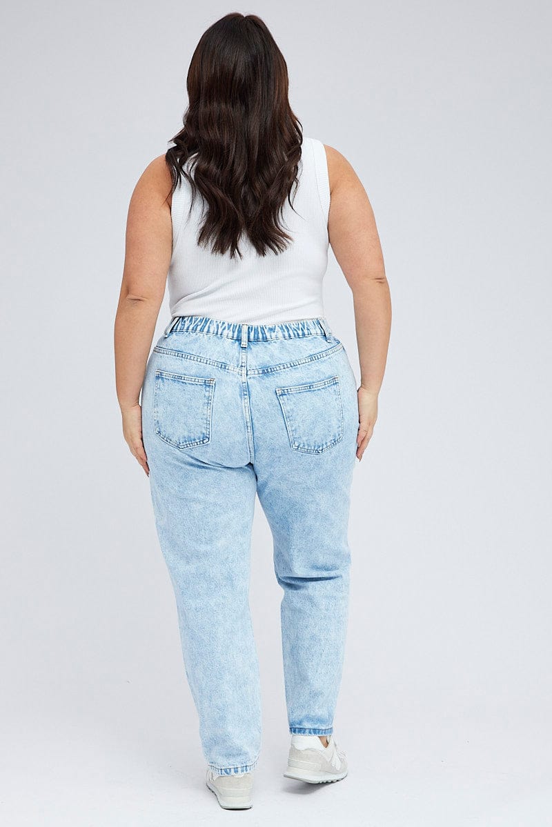 Denim Mom Jeans High Rise