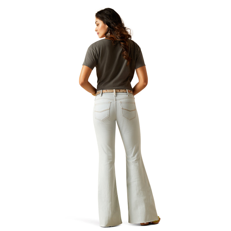 Ariat Ladies Perfect Rise Ophelia Ice Denim Flare Jeans 10048274