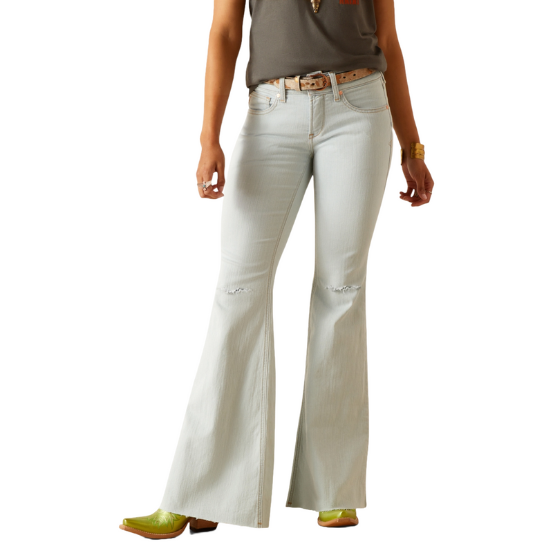 Ariat Ladies Perfect Rise Ophelia Ice Denim Flare Jeans 10048274
