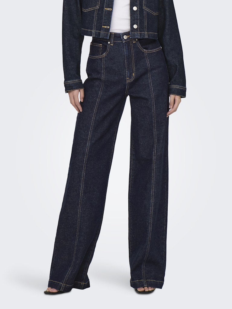 Hope High Waist Wide Denim Jeans 1288