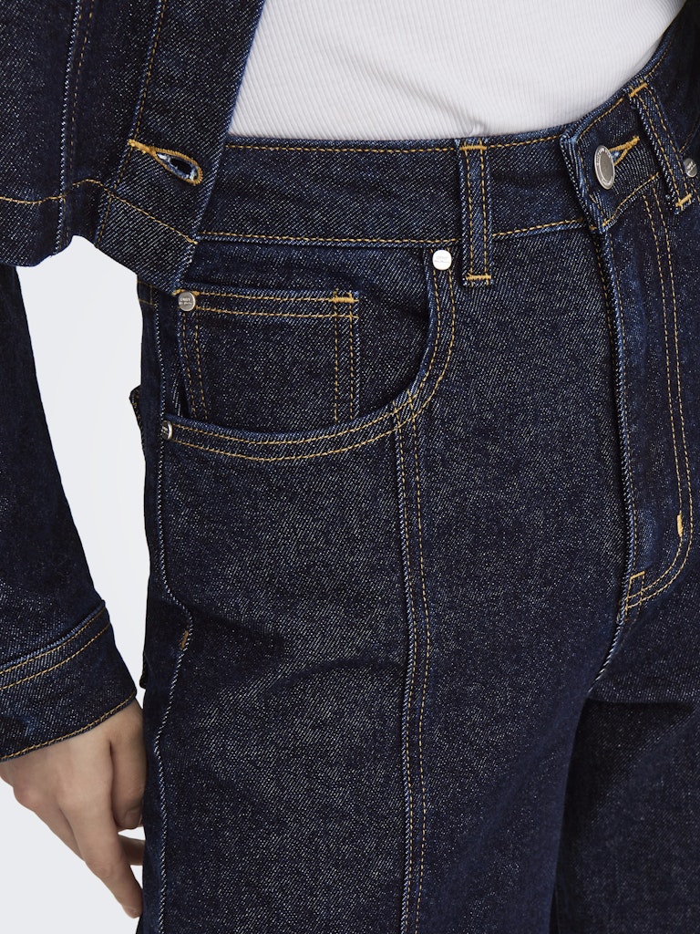 Hope High Waist Wide Denim Jeans 1288