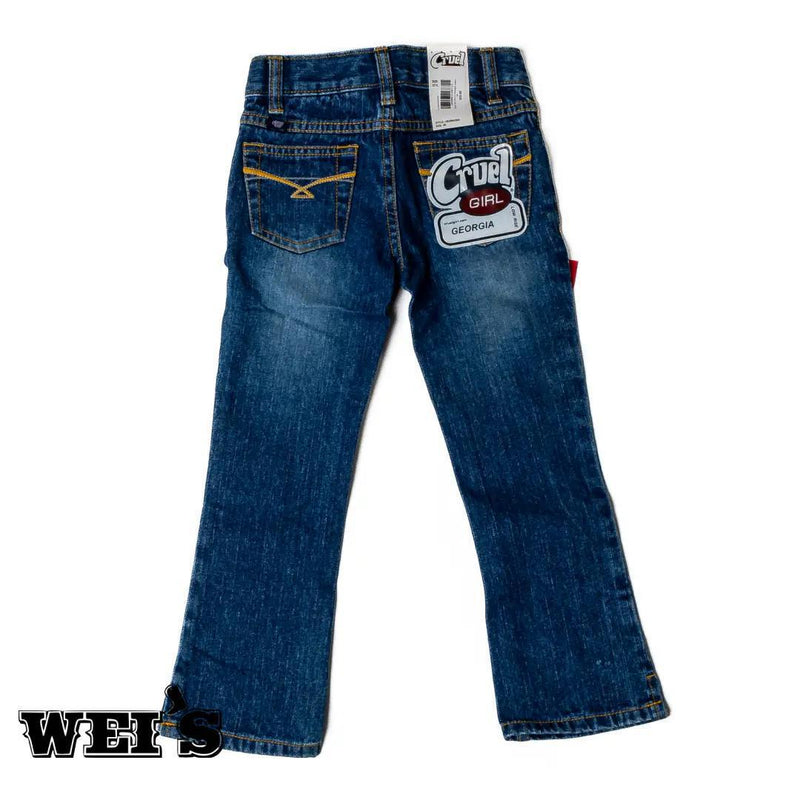 Cruel Girl Denim Georgia Jeans with Flowers - Clearance