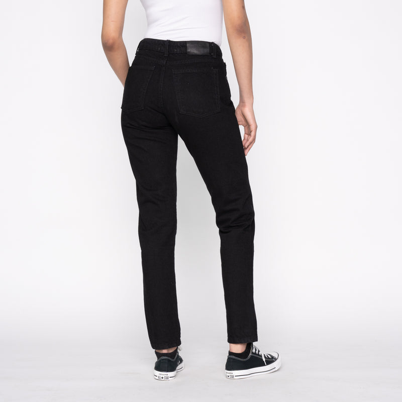 Women's - Max - Solid Black Selvedge