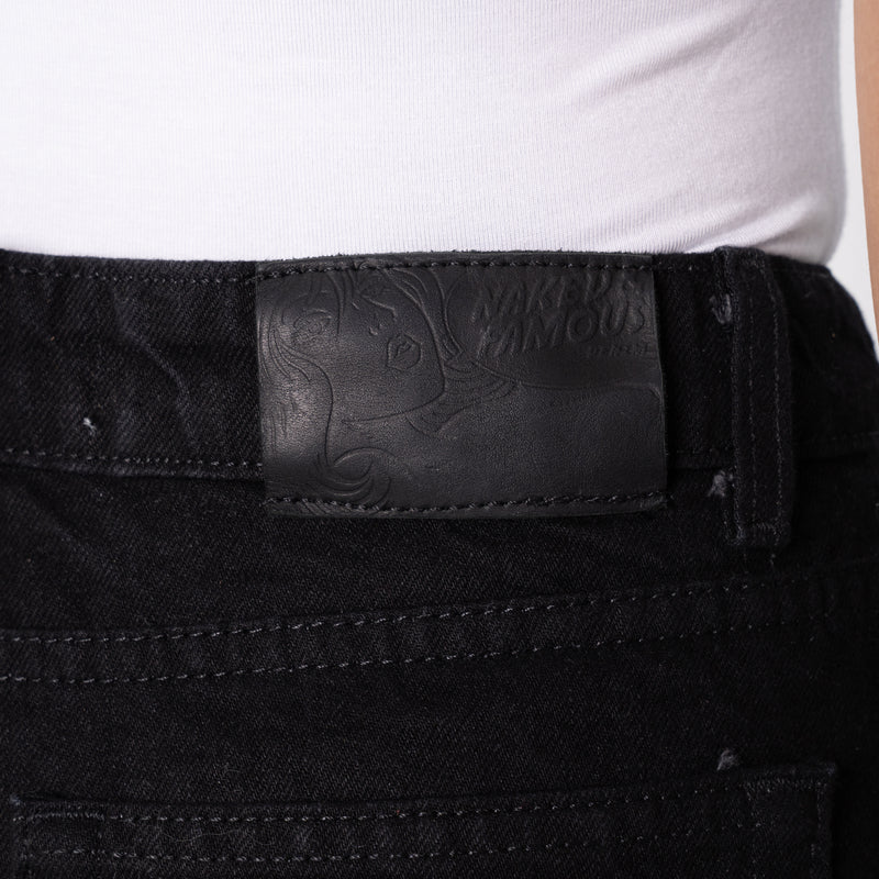 Women's - Max - Solid Black Selvedge