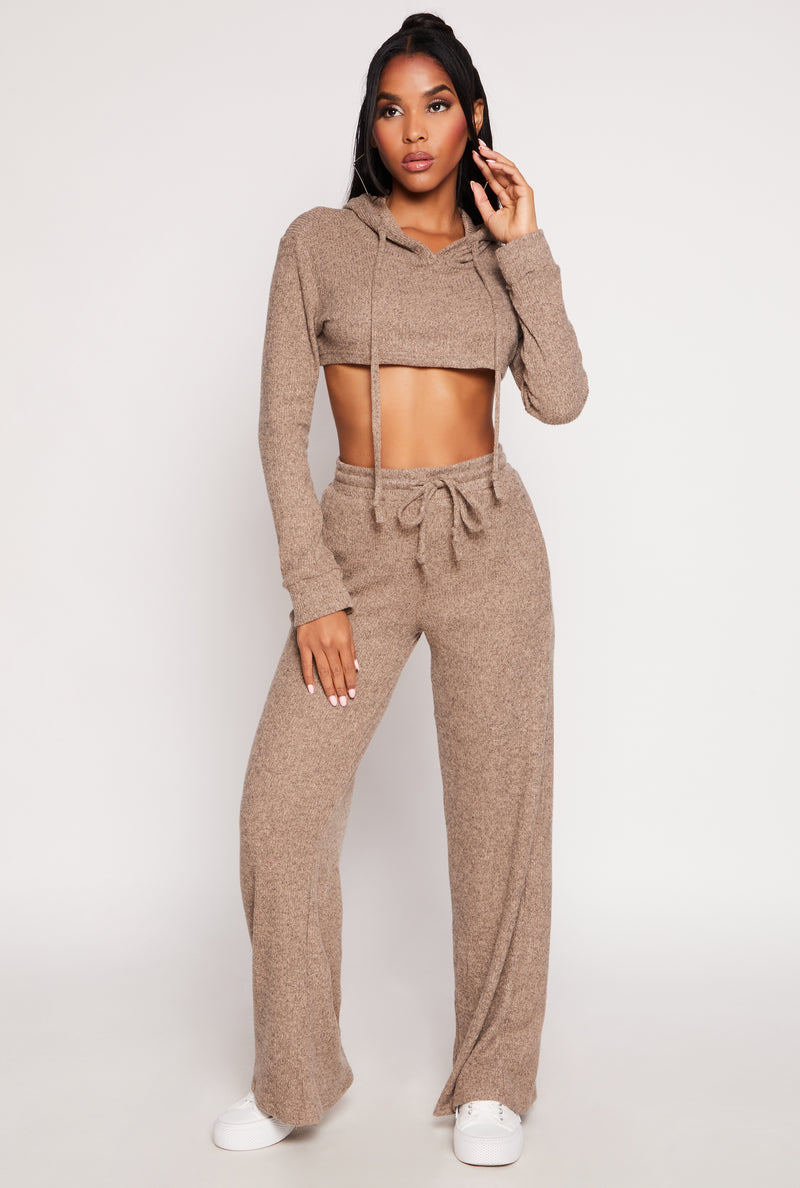 Daisy Ribbed Knit Hooded Shrug