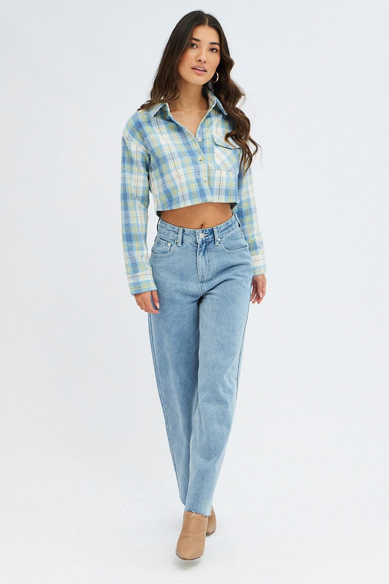 Denim Wide Leg Denim Jeans High Rise