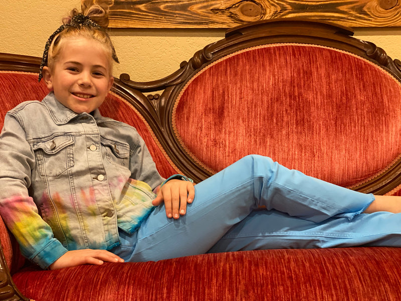 Girls' Ultra High Rise Kick Flare Denim