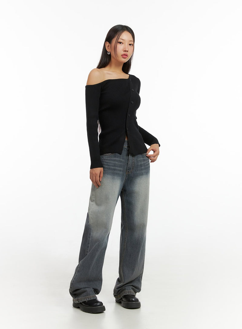 Cali Washed Baggy Denim IS402