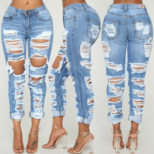 Denim Ripped Jeans