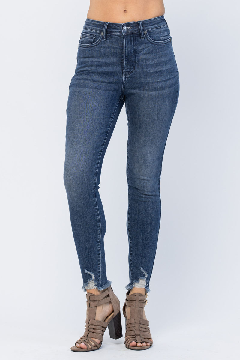 Judy Blue High Rise Tummy Control Skinny Denim Jeans 88425