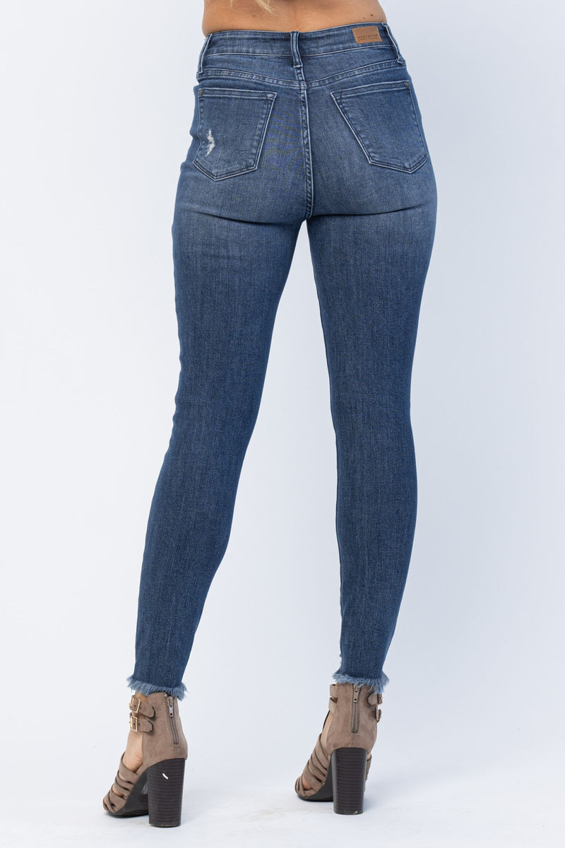 Judy Blue High Rise Tummy Control Skinny Denim Jeans 88425