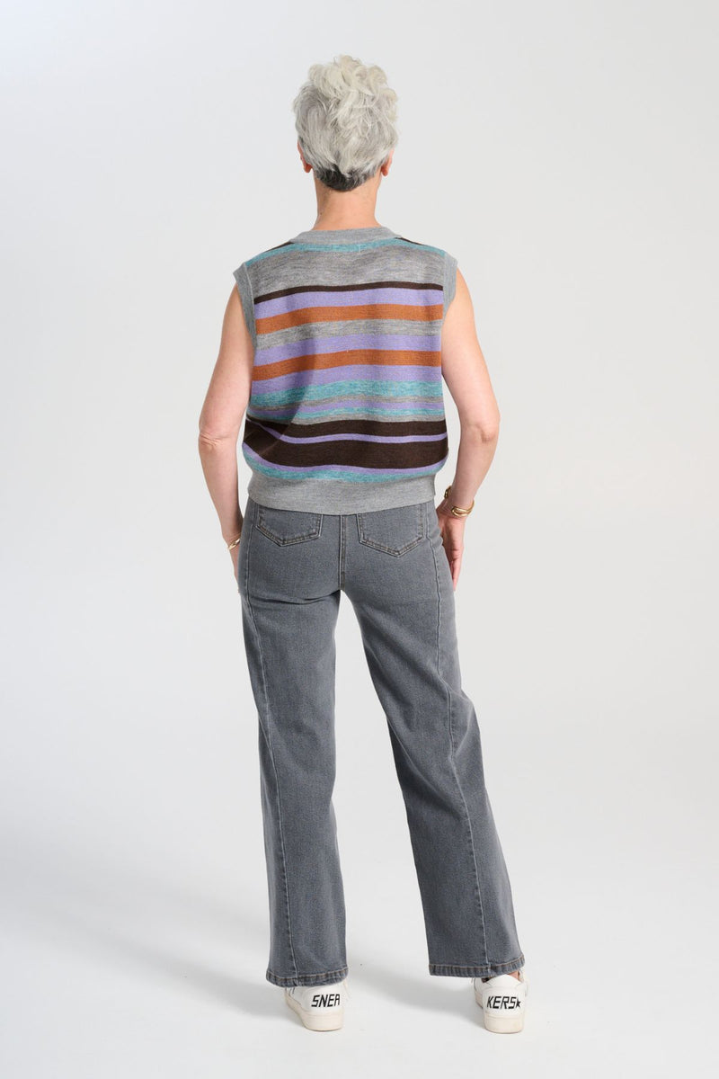 Santana Jeans Grey Wash in Denim