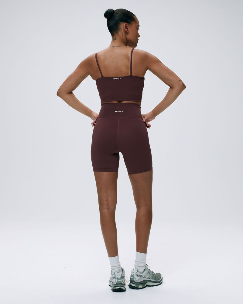 Ultimate Crop Shorts - Burgundy