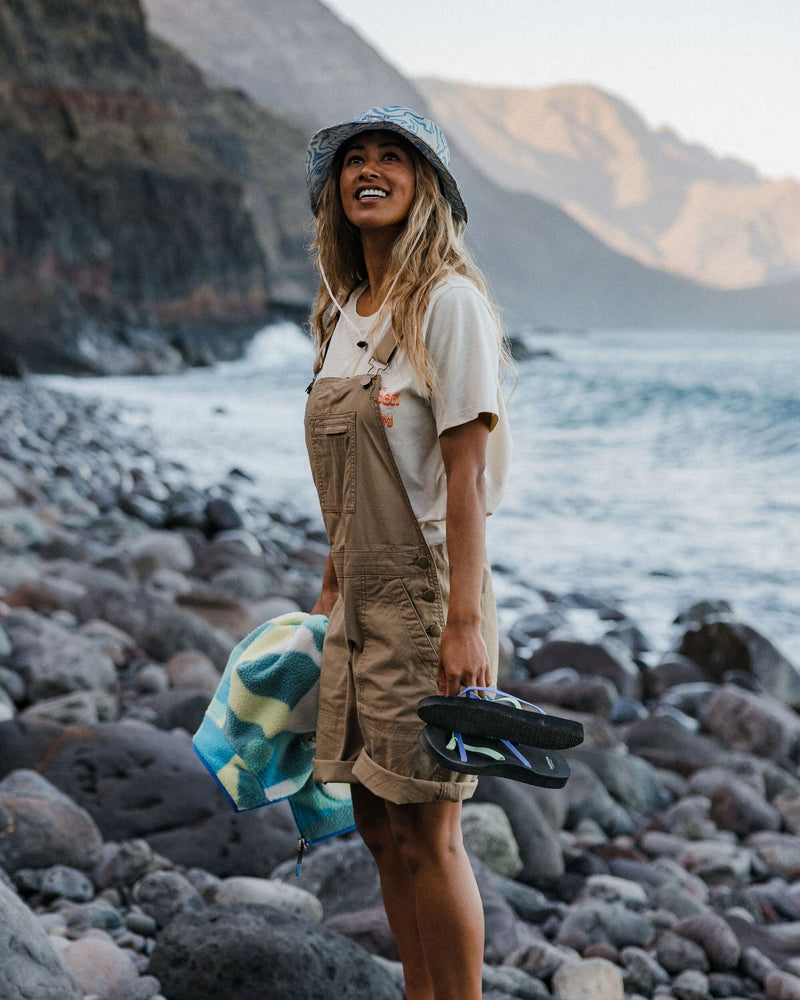 Shuffle Light Short Dungarees - Elmwood
